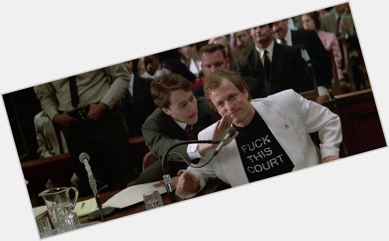 Happy birthday Woody Harrelson. He was great in The people vs. Larry Flynt, a real tour de force. 