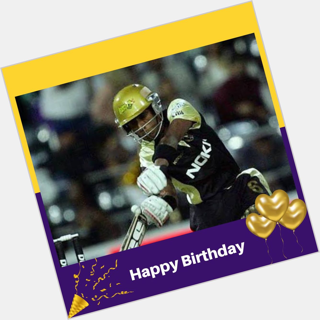 Wishing a very happy birthday to our former Knight, Wriddhiman Saha.          ,         | 