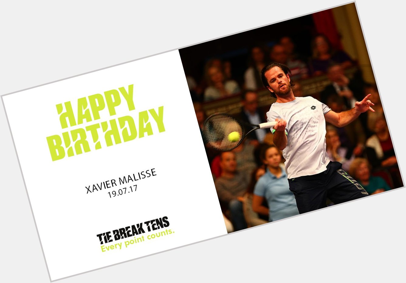  Happy Birthday, to our competitor Xavier Malisse! 