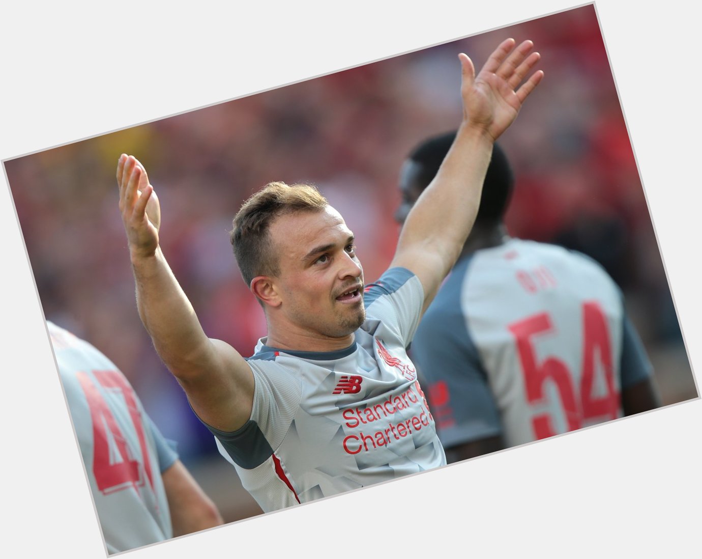  Happy Birthday to our new no.23 Xherdan Shaqiri, who is 27 today. Have a boss one, la! 