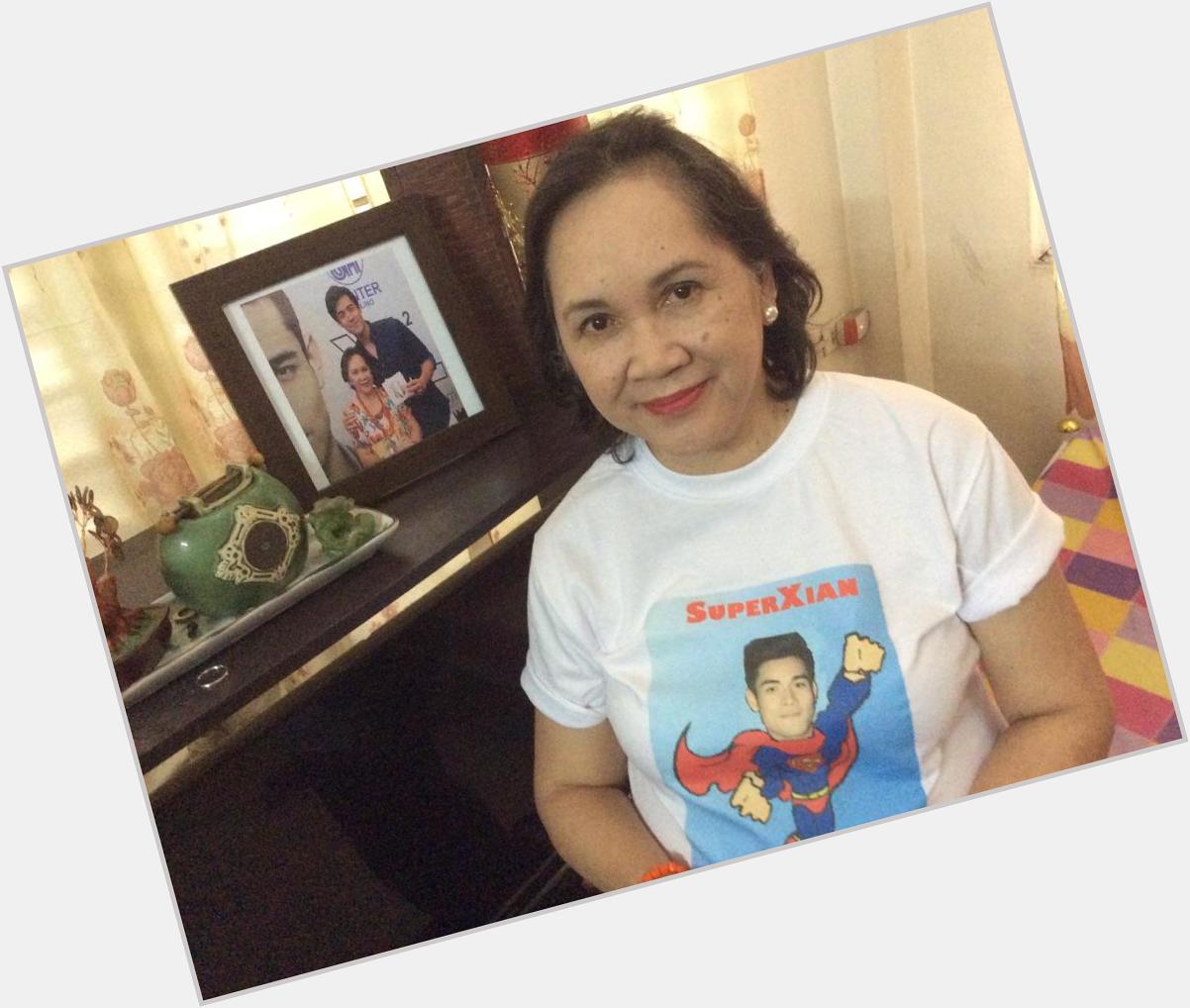  My mom\s message : A blessed Birthday to u XIAN LIM! God loves u.THANK U FOR MAKING US HAPPY! U are AMAZING 