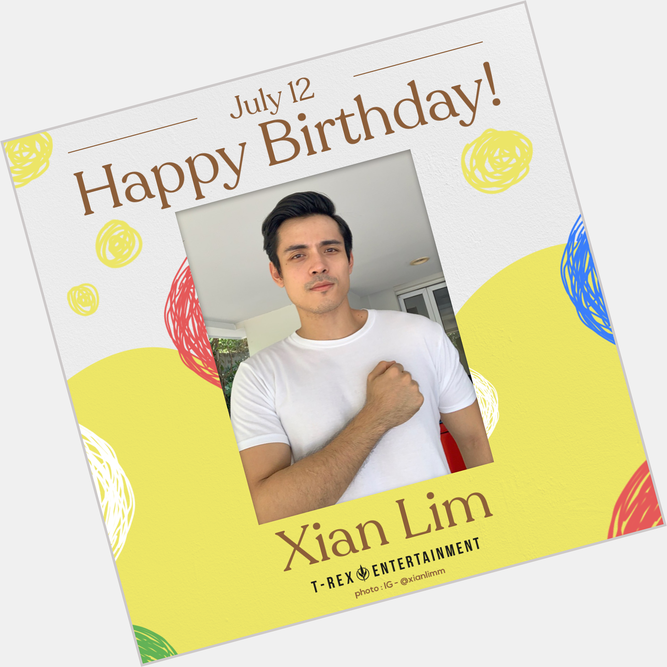 July 12 is Xian Lim\s birthday!

Happy birthday to you and God bless you, 