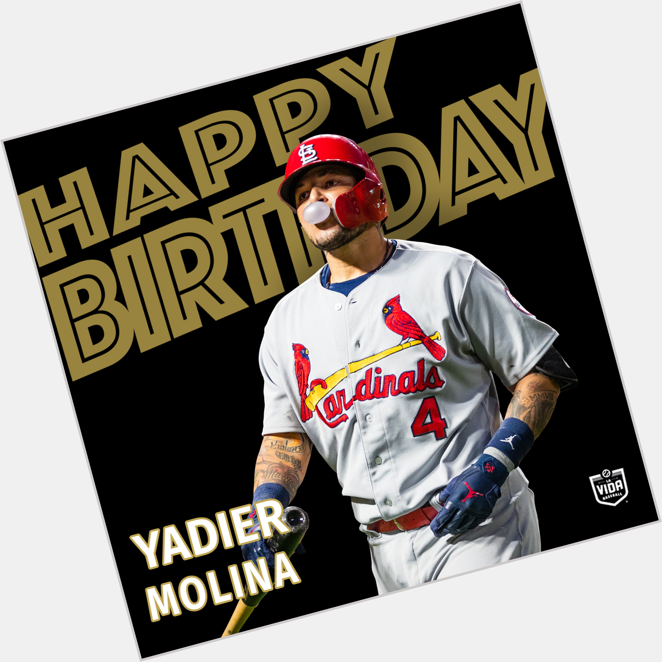 ¡Feliz Cumpleaños / Happy Birthday, Yadier Molina!  : | 
