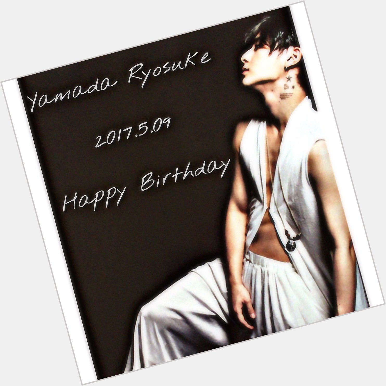 Yamada Ryosuke 5.09 Happy Birthday                                             