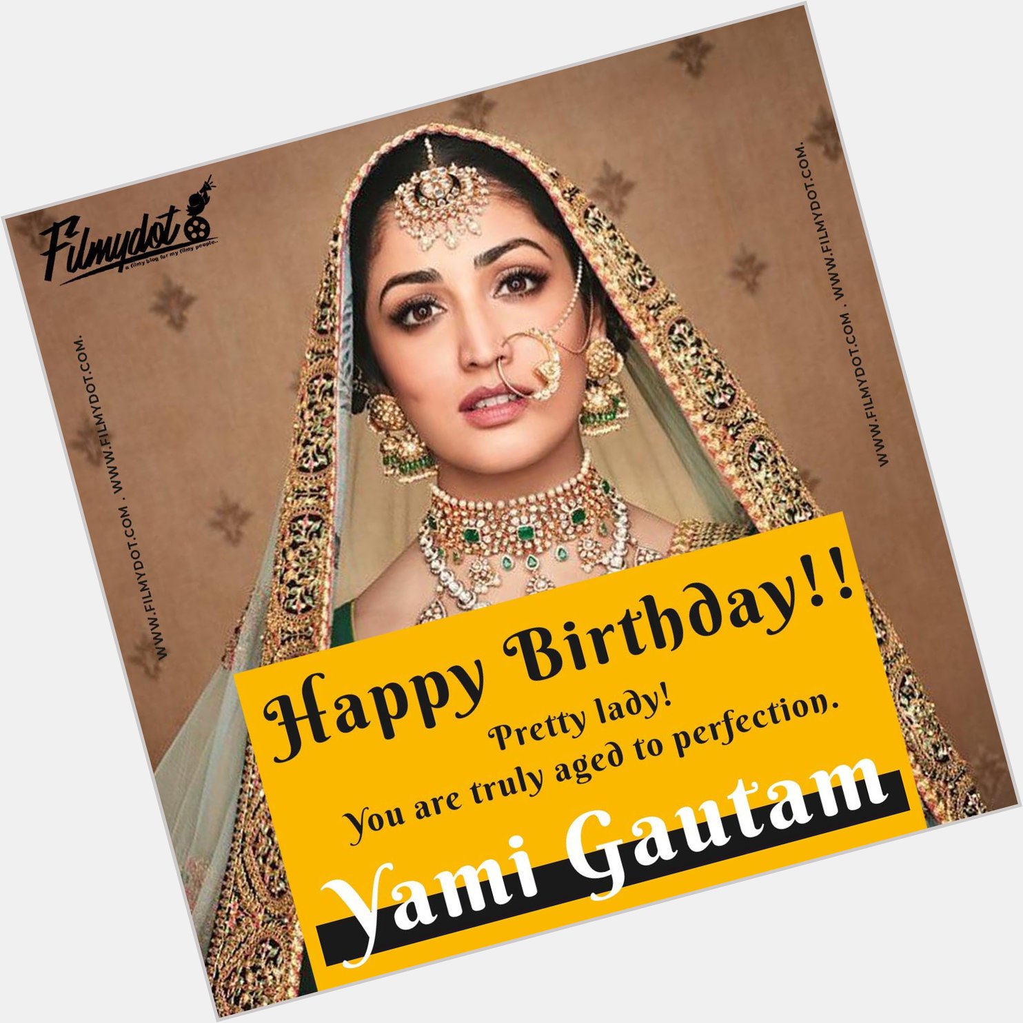 Happy birthday to the charming lady Yami Gautam..   