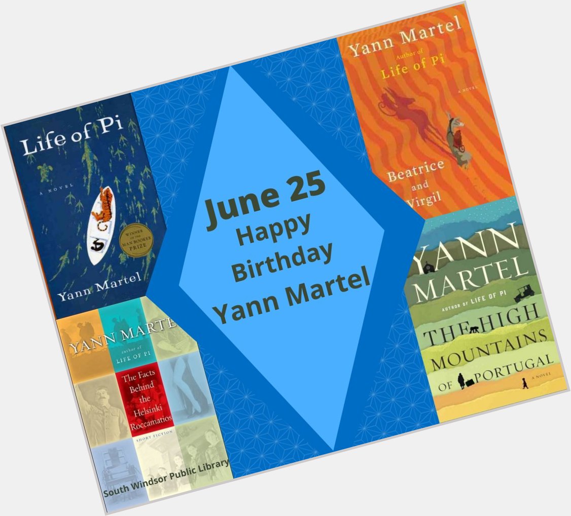 Happy Birthday Yann Martel!      