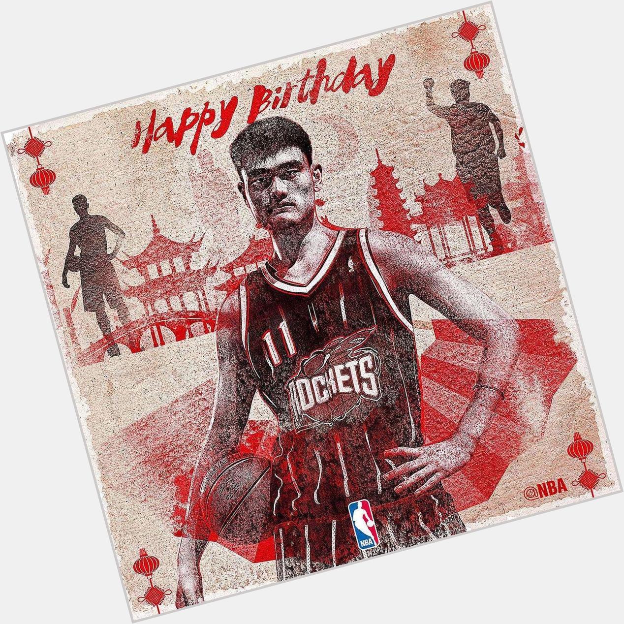 Join us in wishing legend YAO MING a HAPPY 35th BIRTHDAY! by nba 