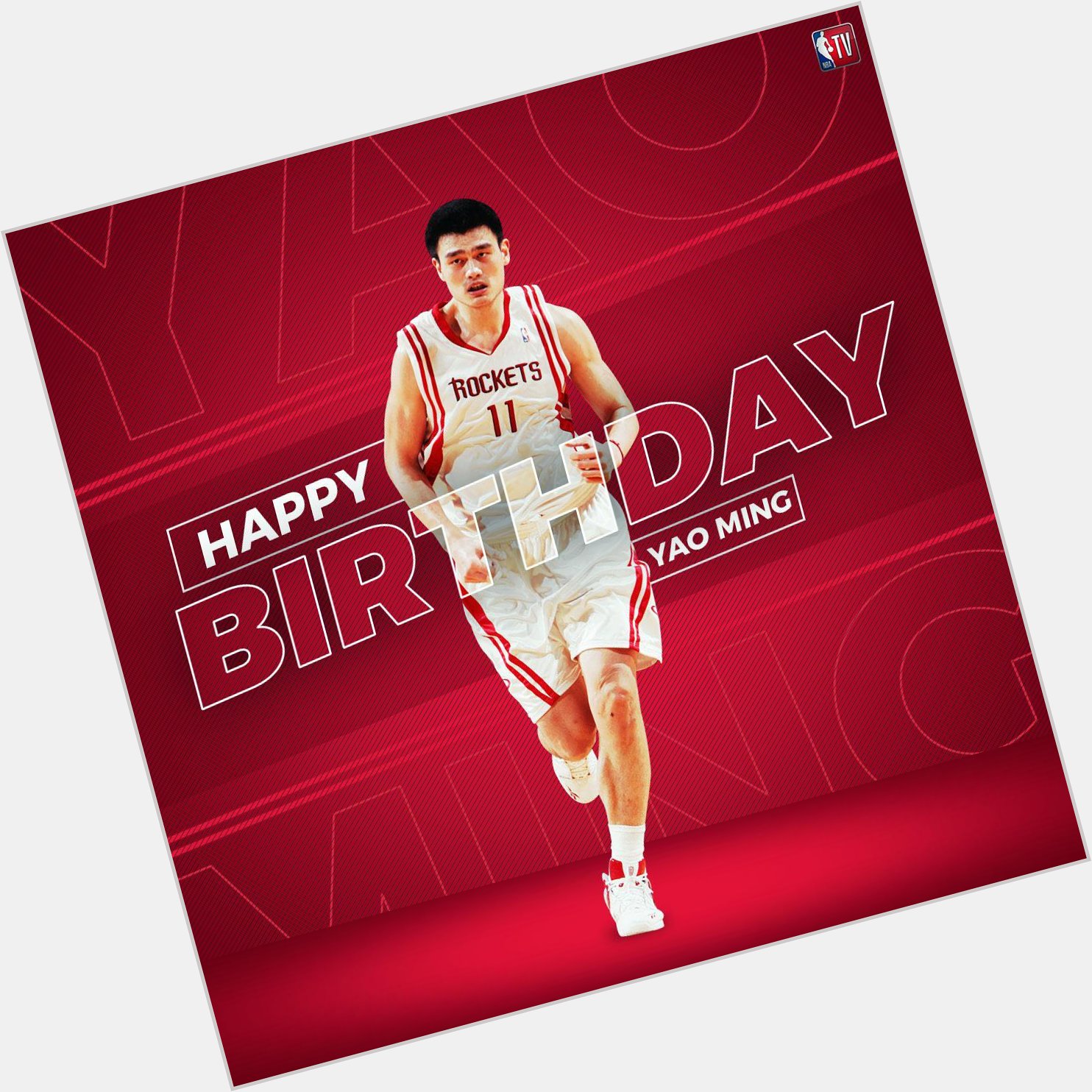 Happy Birthday to 8x All-Star, HOF and legend, Yao Ming! 