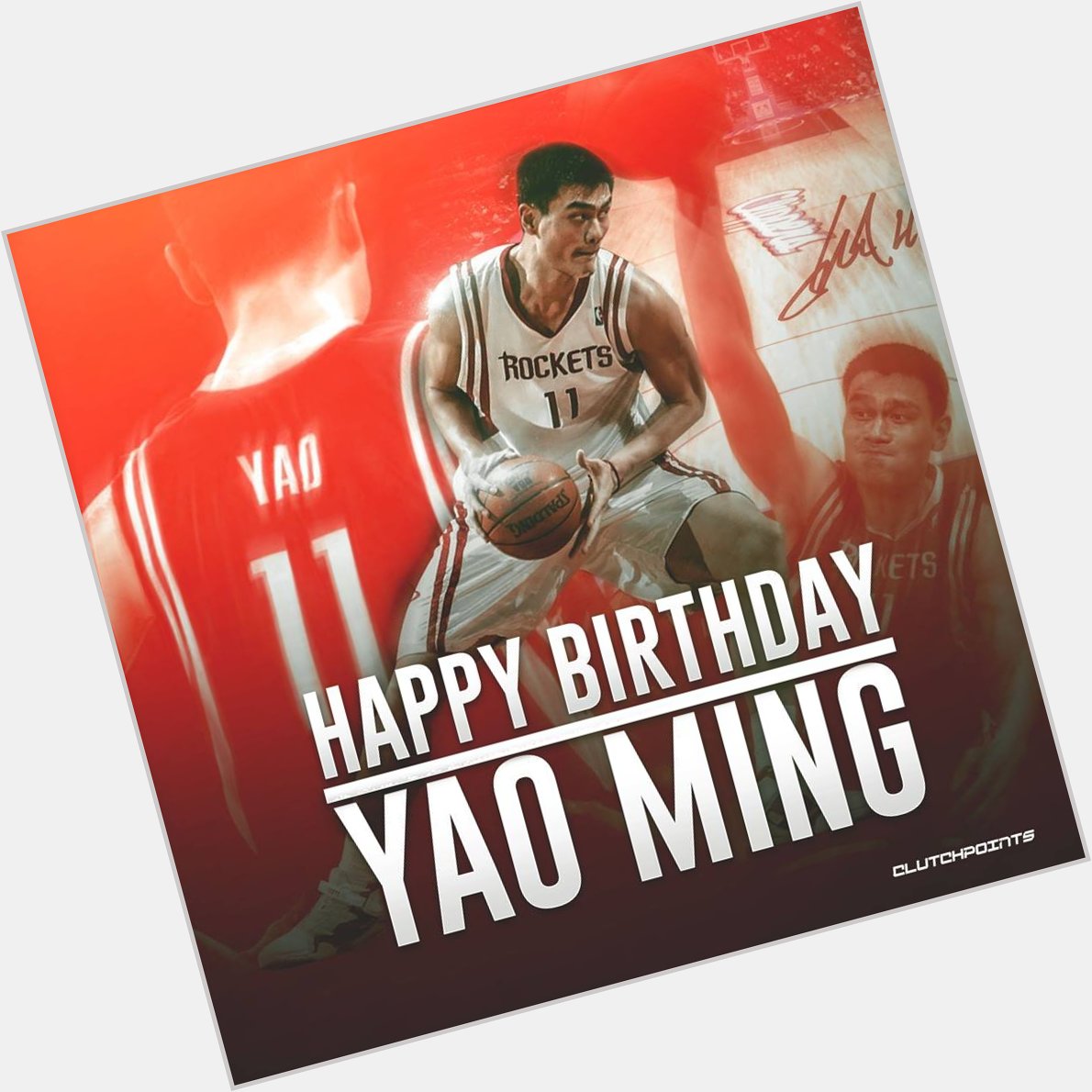 Happy 38th birthday to one of the most influential players in the history of the NBA, the great Yao Ming  