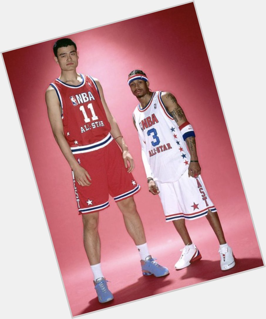 Happy birthday to Yao Ming. Here are some of his most iconic photos of him with NBA pg s 