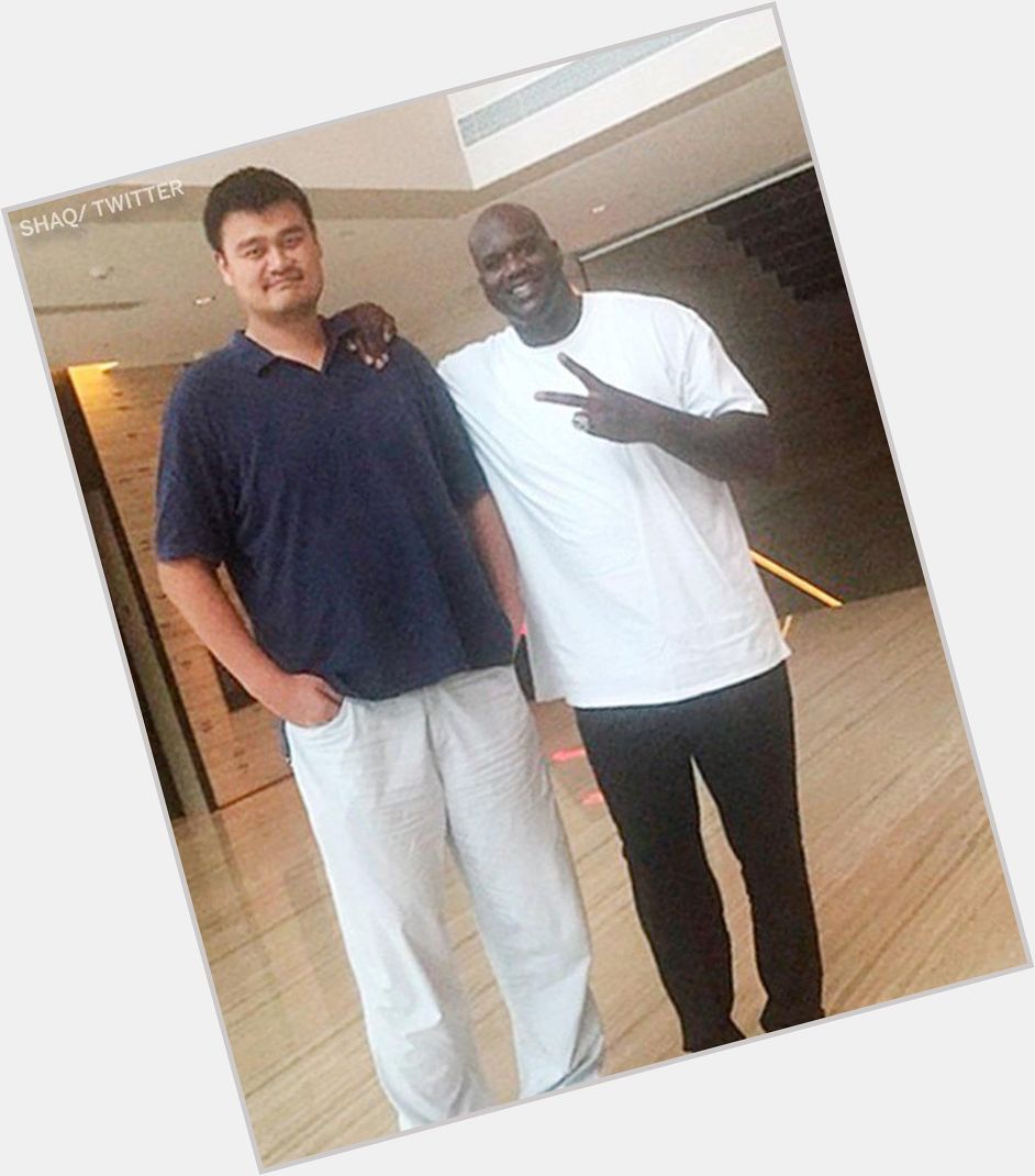   Everyone Looks Small Compared To Yao Ming. Happy Birthday To The 7\6\" Legend  