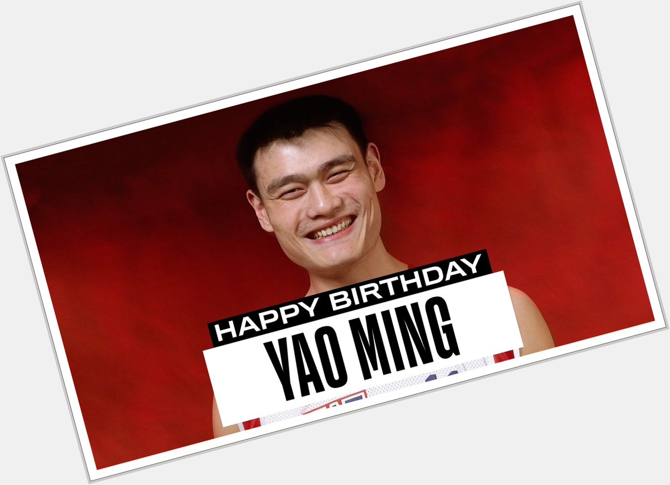 Join us in wishing a Happy 40th Birthday to 8x and inductee, Yao Ming! 