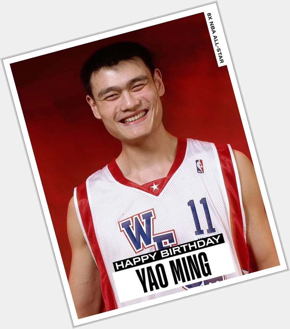 Join us in wishing a Happy 40th Birthday to 8x and HOF inductee,    Yao Ming! 