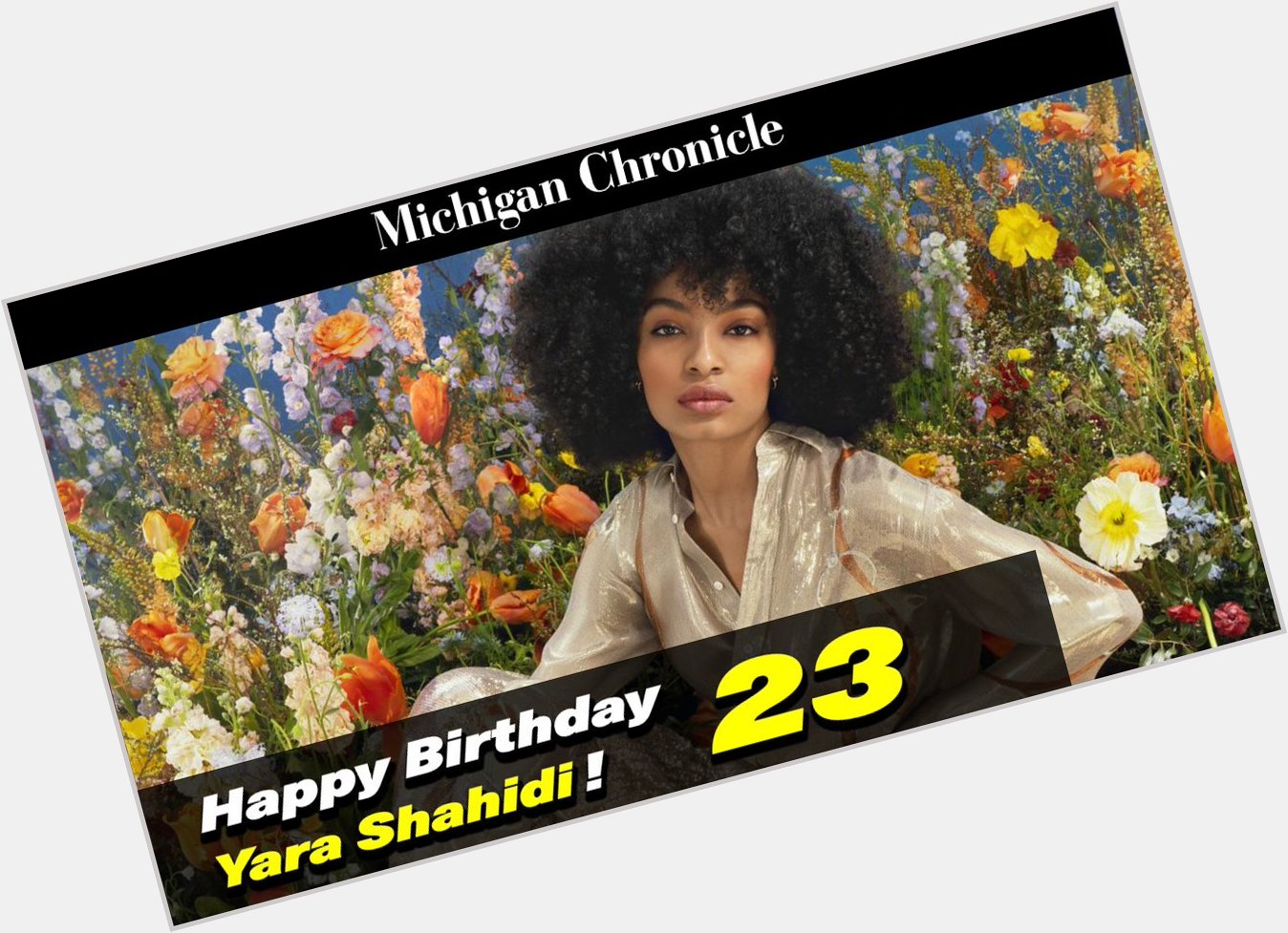 Happy birthday to the incredible Yara Shahidi who turns 23 today    