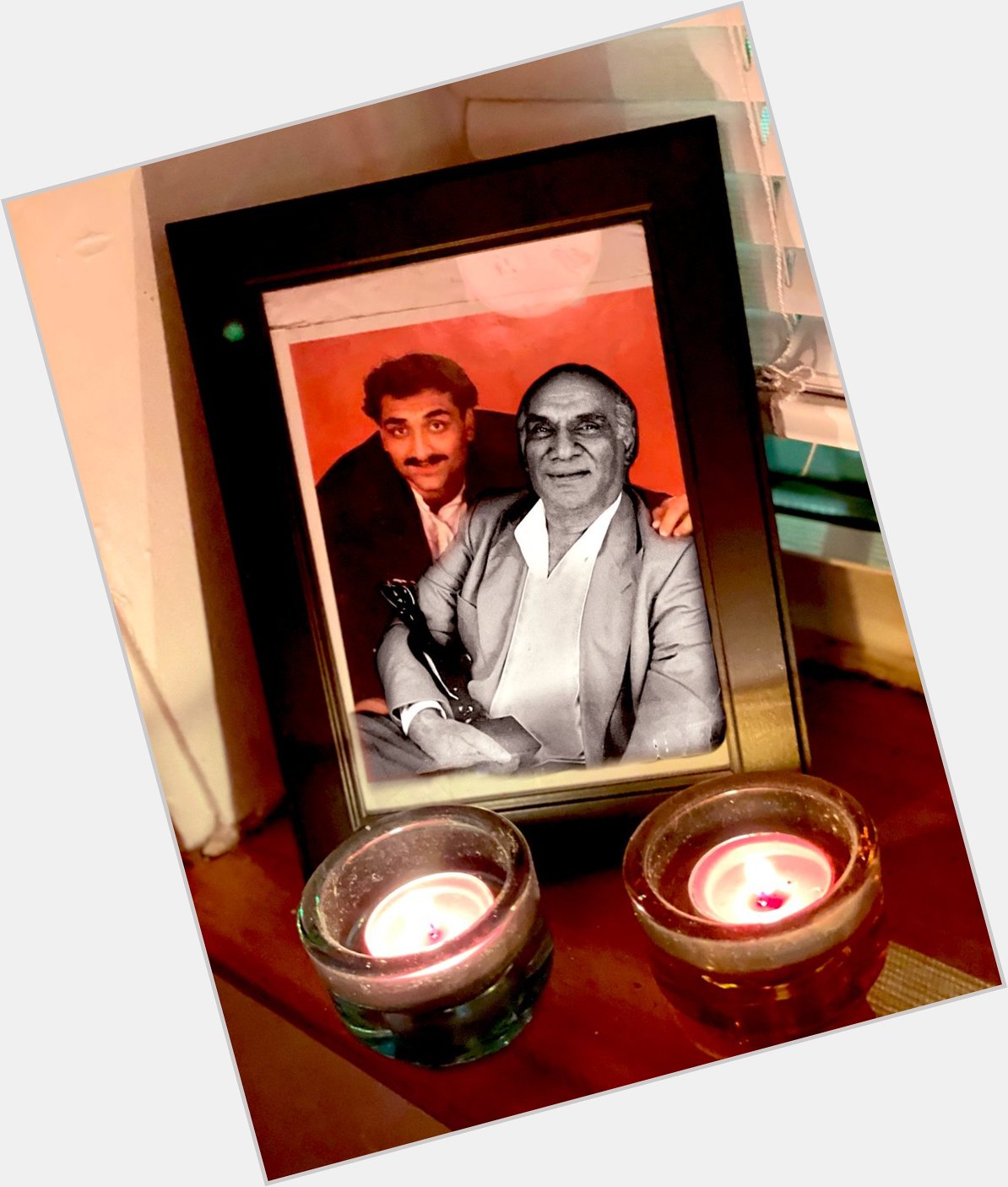 I ve had Yash Chopra framed for more than a year. Happy Birthday!   