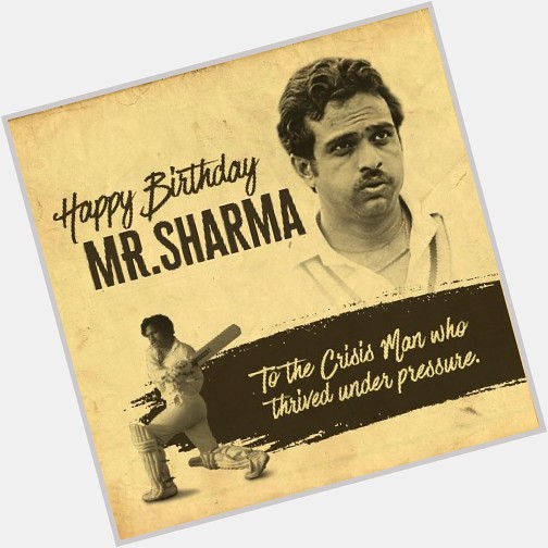 Happy Birthday to Former Indian Cricketer Yashpal Sharma   