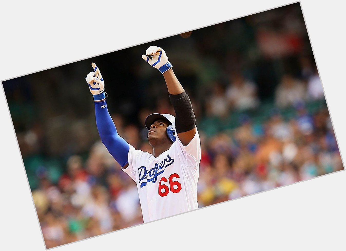 Happy 24th birthday to Yasiel Puig! He already has a 22 Hall Rating after two seasons.  