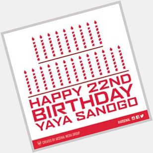 Happy Birthday 22ND Yaya Sanogo  