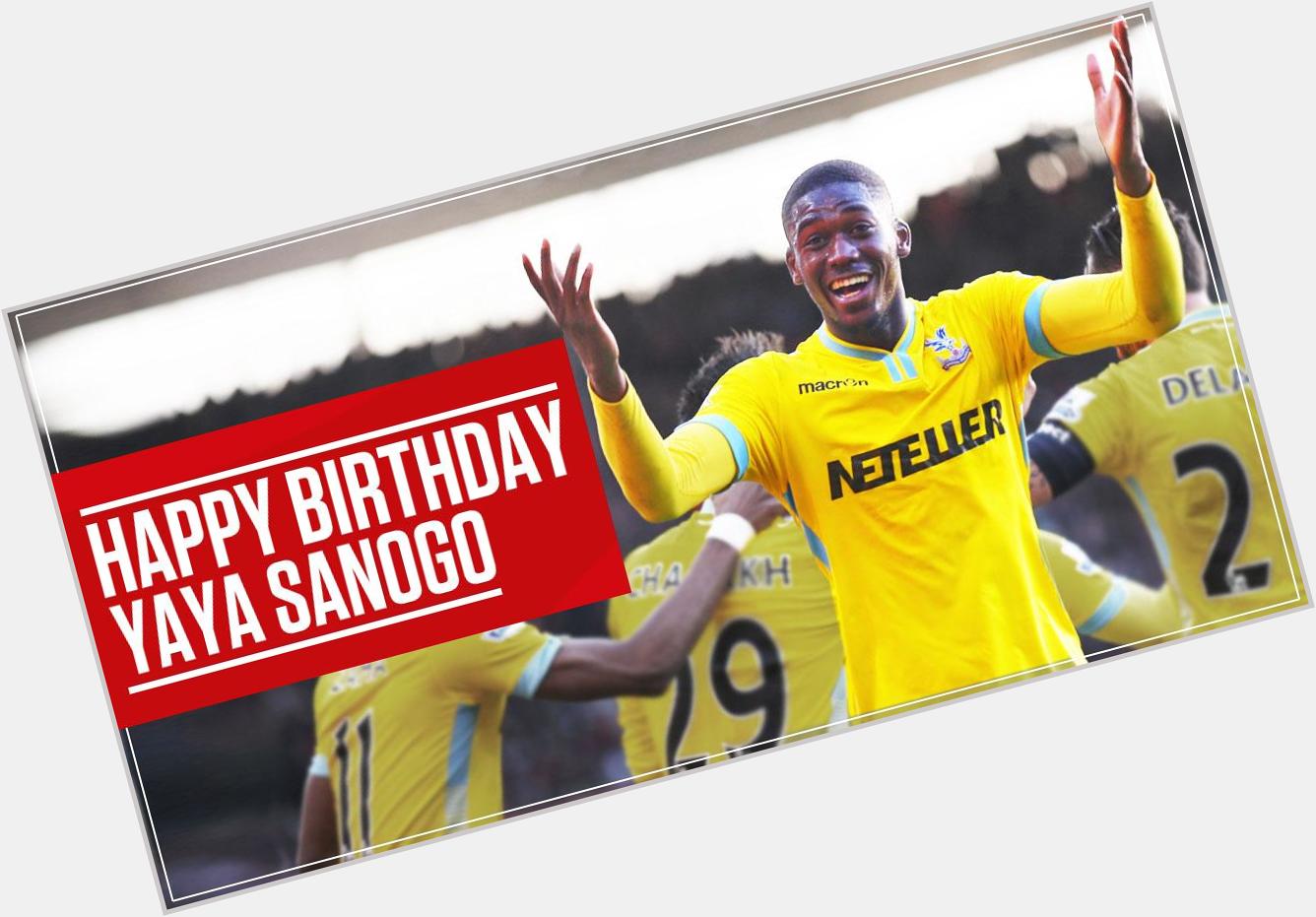 Happy Birthday to Crystal Palace cup hero, and Arsenal loanee, Yaya Sanogo! All the best!  