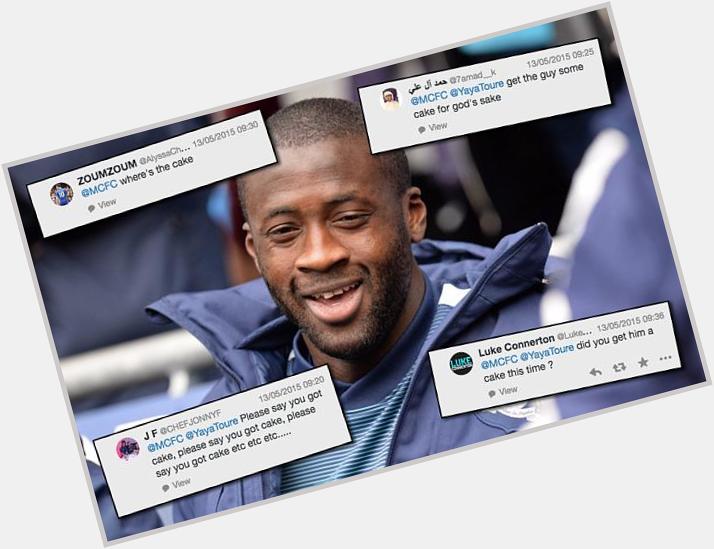 Manchester City wishes Yaya Toure happy birthday with £720,000, but forgets the cake  