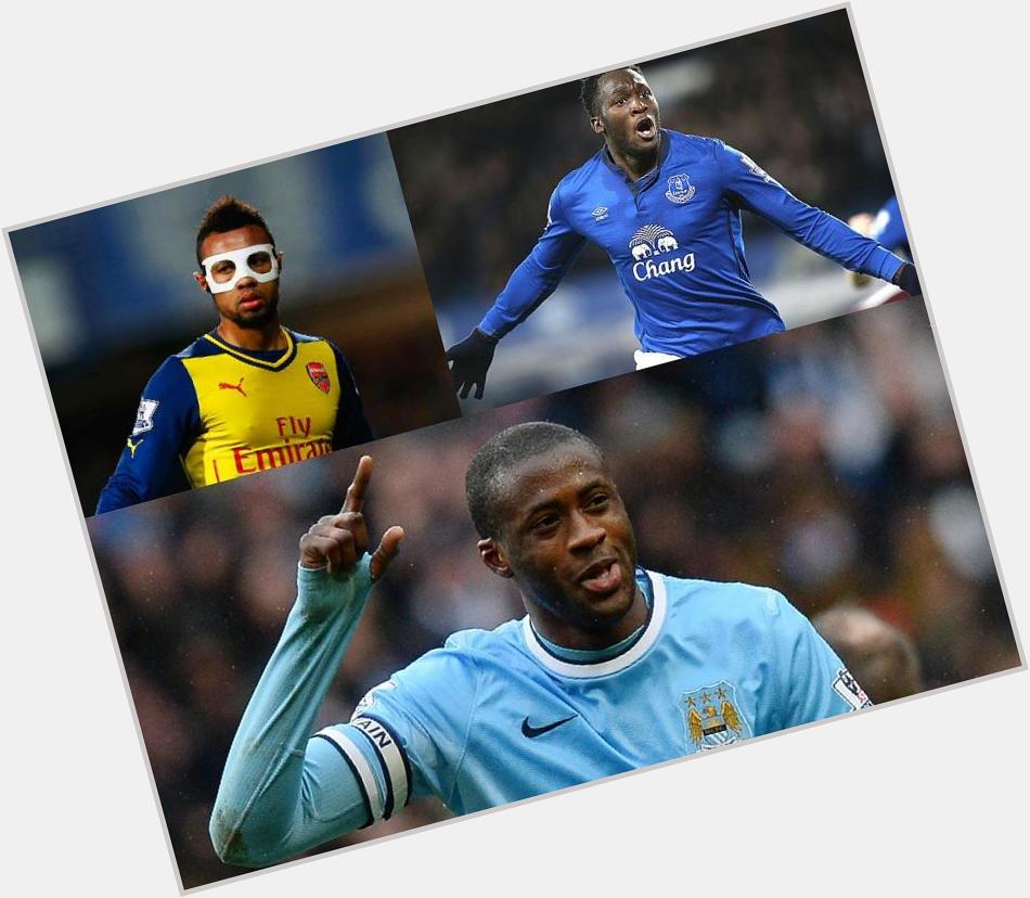 Happy birthday to three Premier League tanks! Francis Coquelin (24), Romelu Lukaku (22) and Yaya Toure (32) 