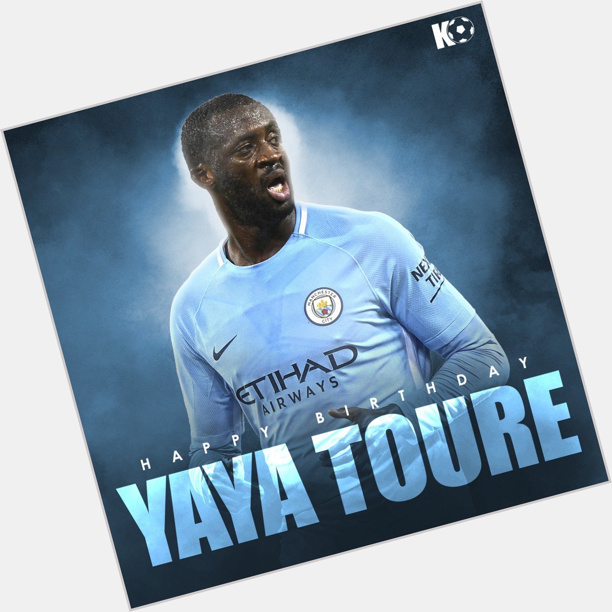 Here s to a Manchester City legend, here s your birthday cake Yaya... Happy Birthday, Yaya Toure! 