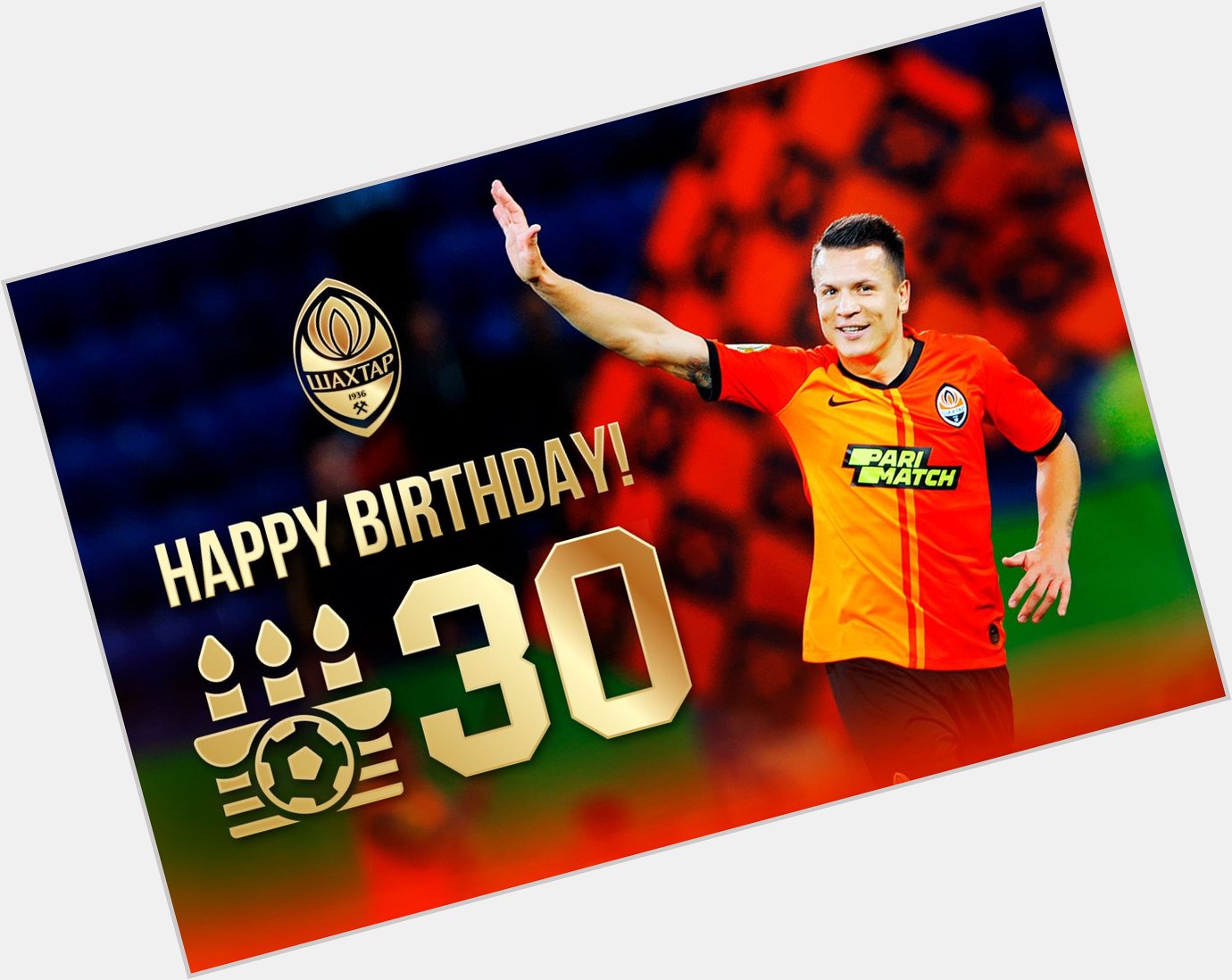 Yevhen Konoplyanka turns 30! Happy Birthday, 