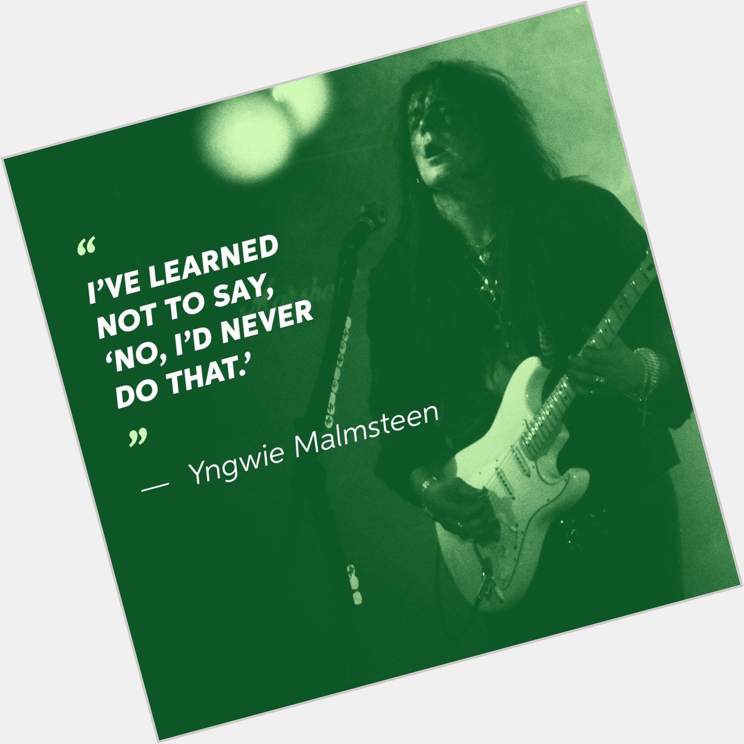 Happy Birthday to the iconic Yngwie Malmsteen! 