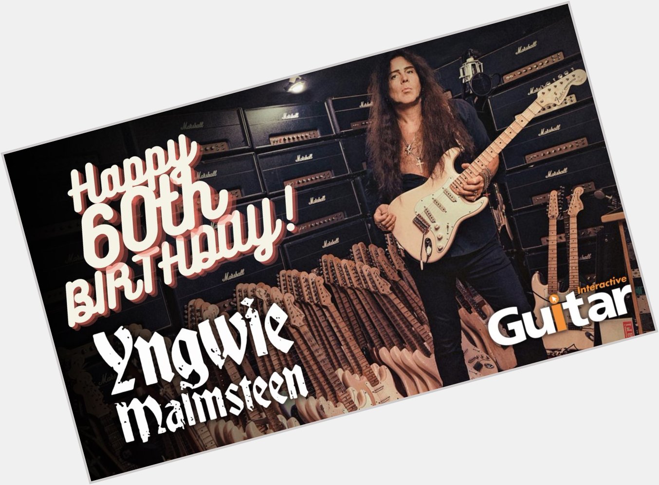 Happy Birthday Yngwie Malmsteen                The maestro turns 60 today! 