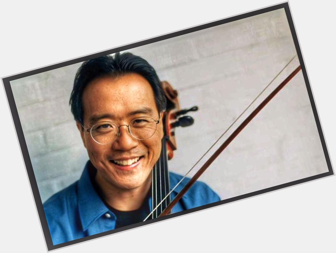 7 October 2015.      Happy 59th Birthday to Yo-Yo Ma.  Cellist extraordinaire! 