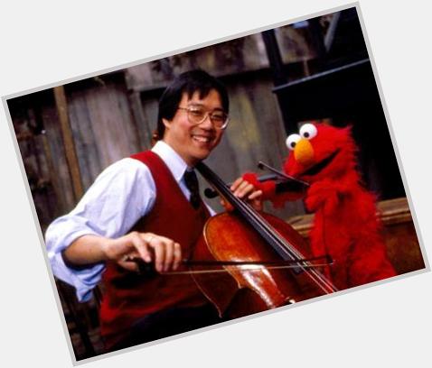 Happy 60th Birthday to Yo-Yo Ma, tremendous artist & communicator! Elmo loves you & so do we!  