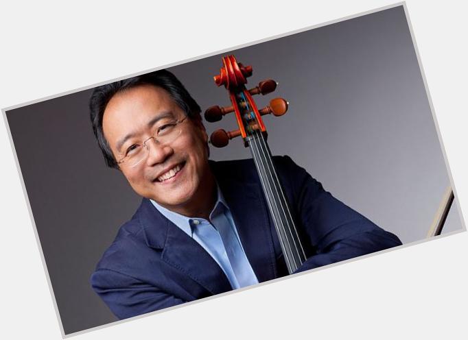Happy Birthday to cellist Yo-Yo Ma,  Sir! via 