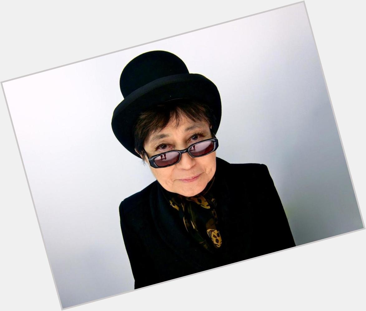 Happy birthday We\re watching a trusty vhs of \"Yoko Ono: Then and Now.\" 