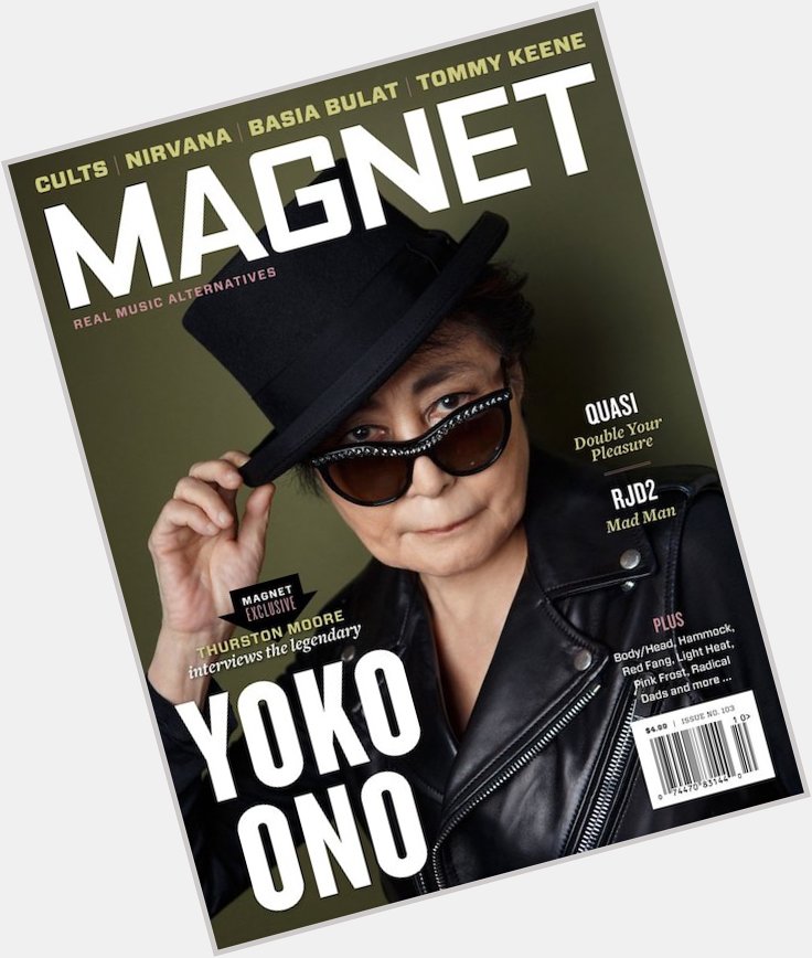 Happy 85th birthday Read on Yoko in MAGNET:  