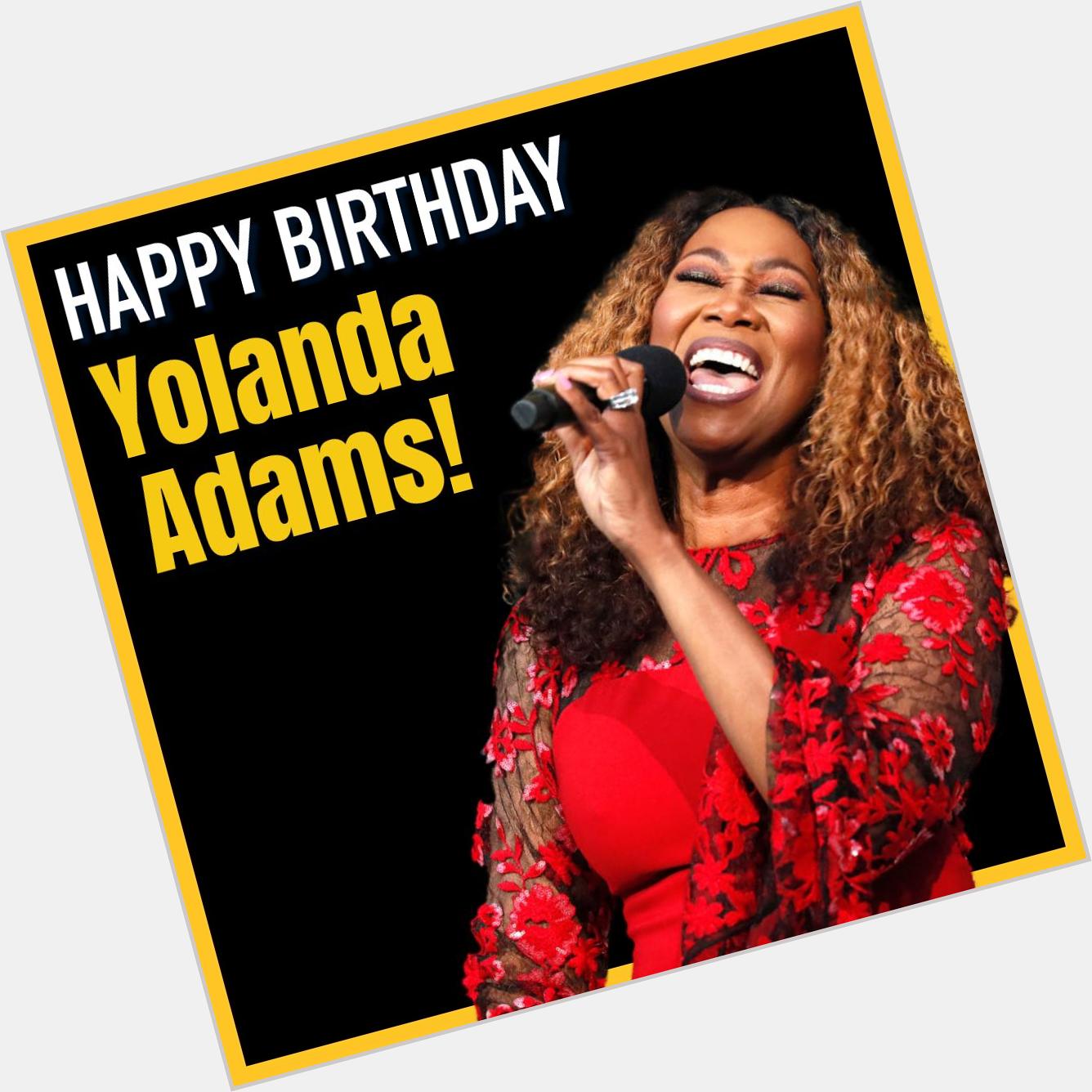Happy Birthday to singer Yolanda Adams! She\s turning 58 today. 