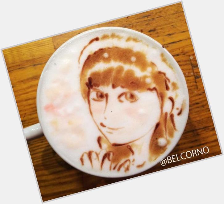              LatteArt Yui Horie           Happy Birthday!   