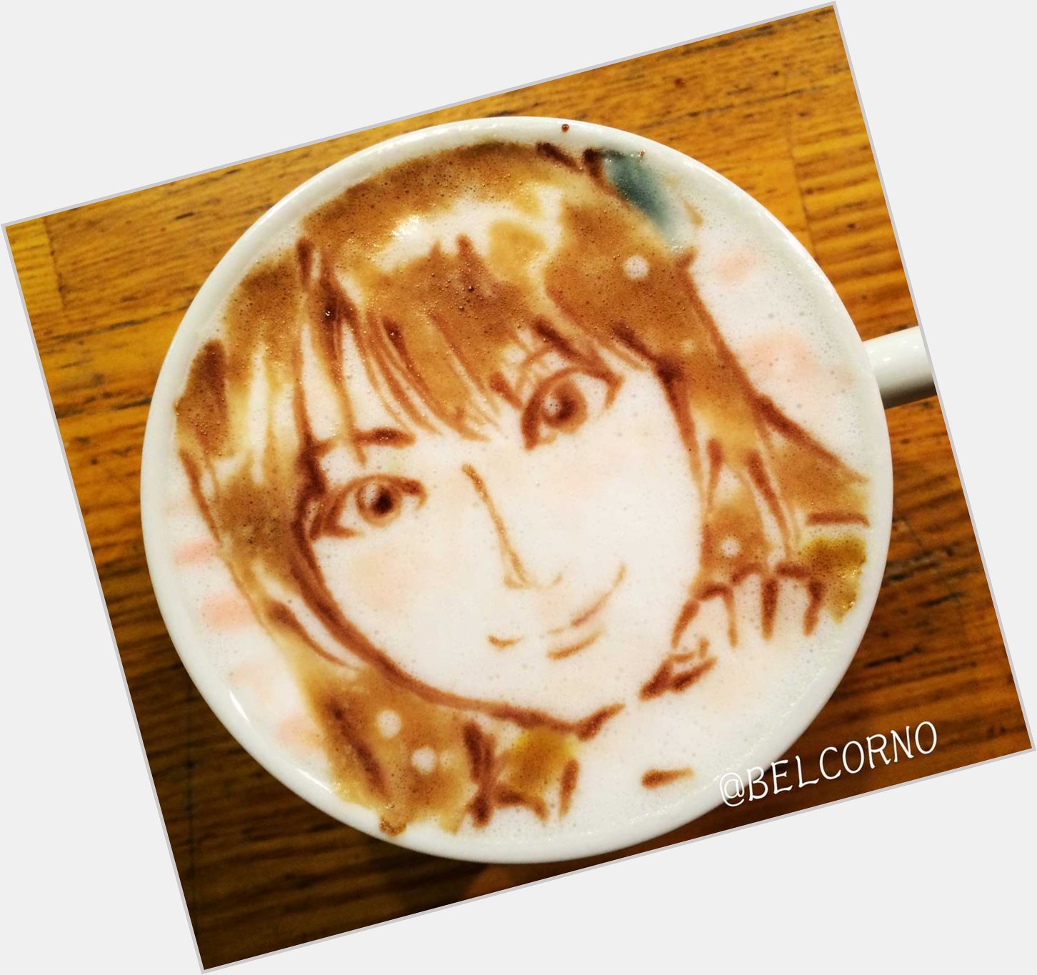              LatteArt Yui Horie           Happy Birthday!  