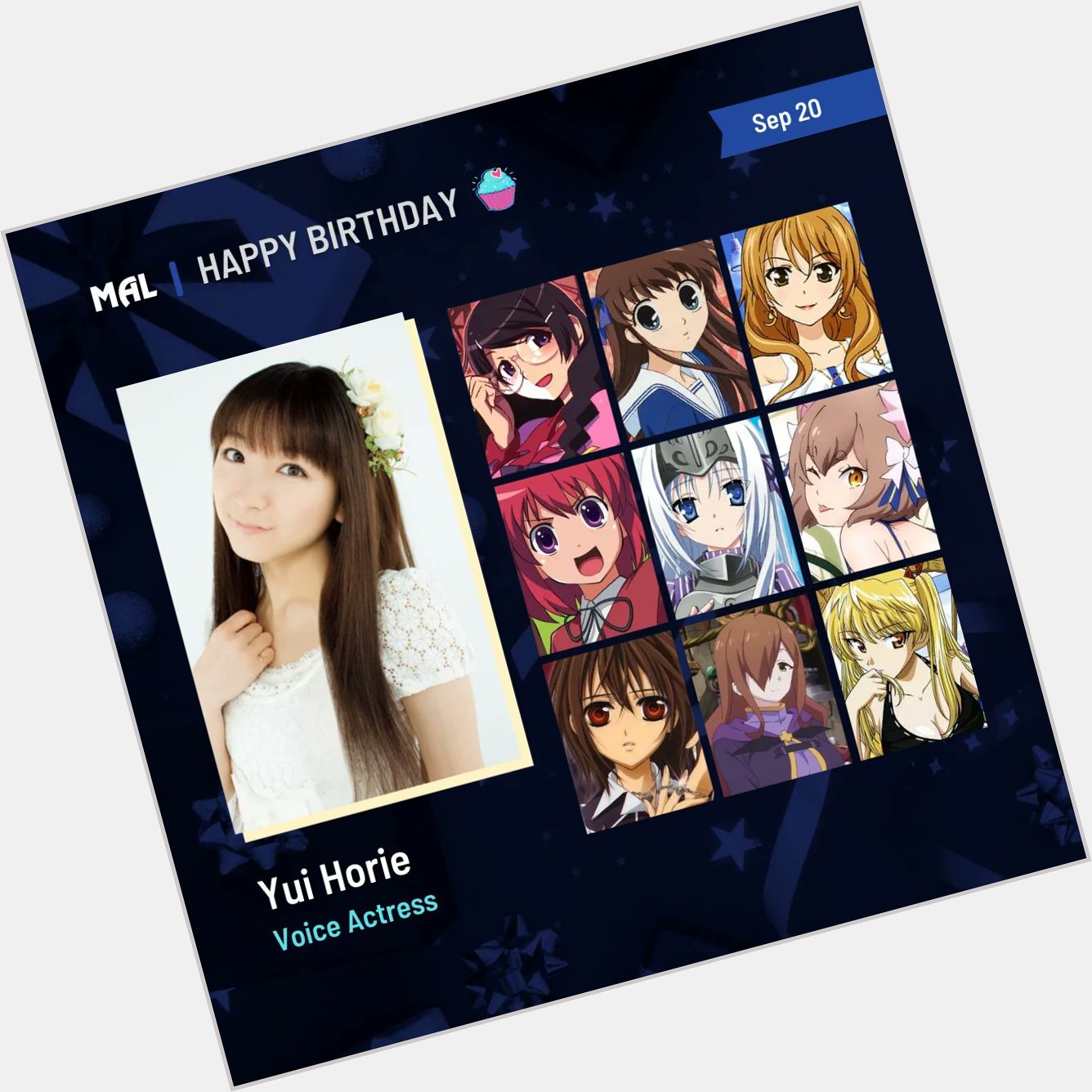 Happy birthday to Yui Horie! Full profile:  