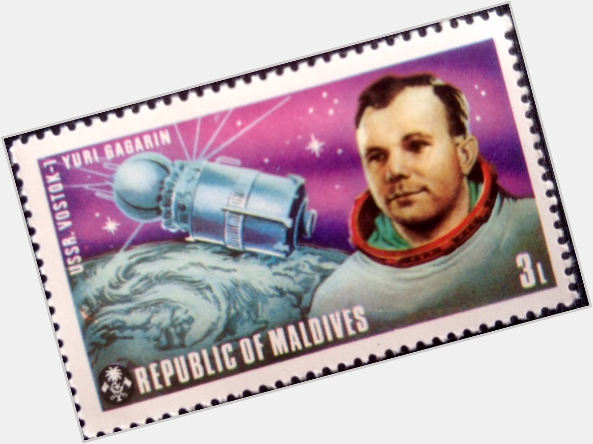 Happy birthday Yuri Gagarin, who would have been 83 today.  Good lord, I love space stamps... 