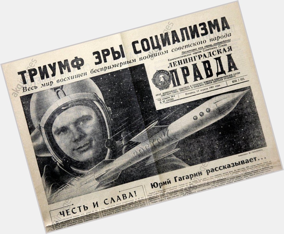 Happy birthday Yuri Gagarin 