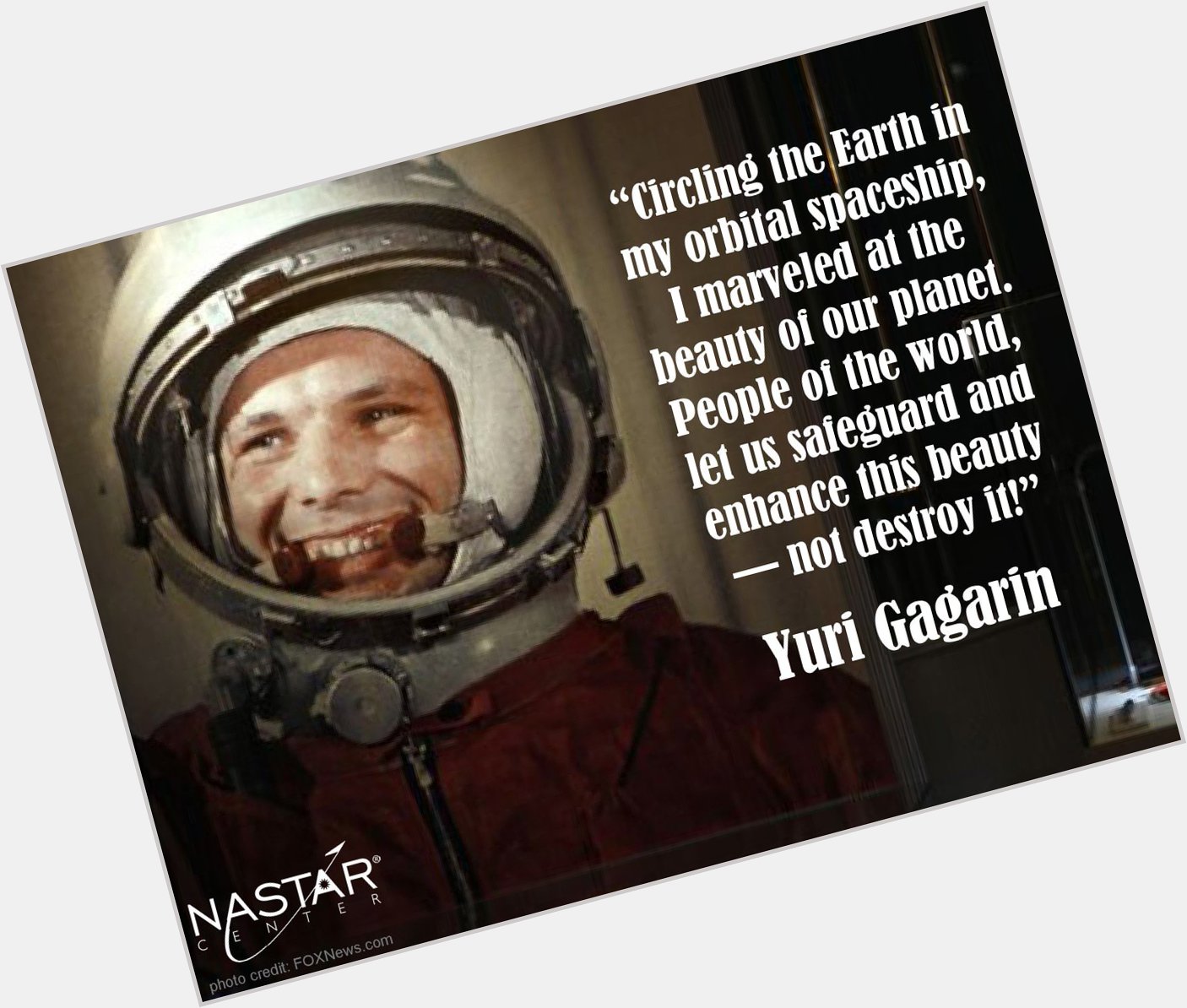 Happy Birthday Yuri Gagarin!    