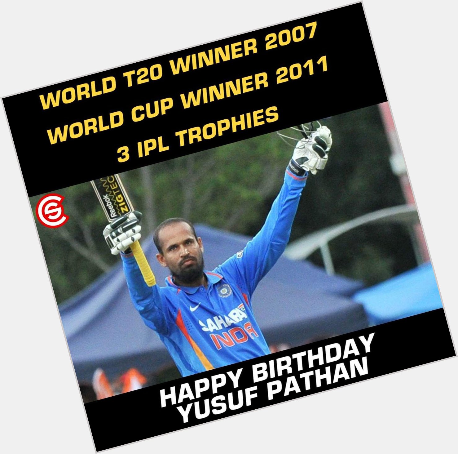 Happy Birthday to Yusuf Pathan!! 