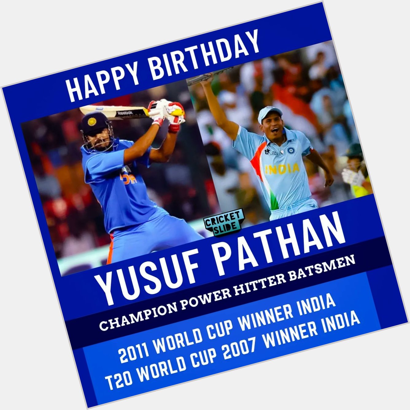 Happy Birthday Yusuf Pathan         