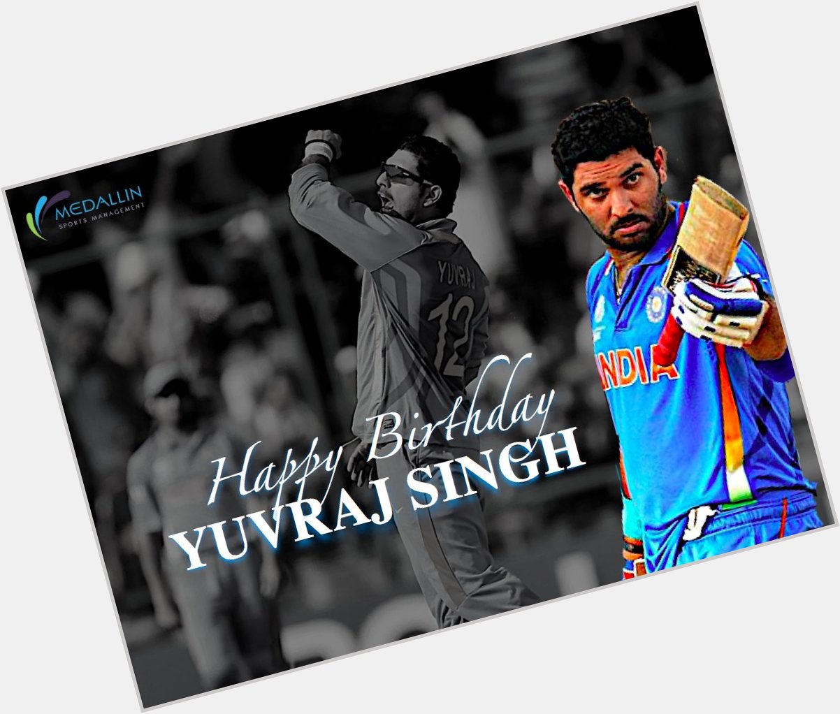 Here\s wishing the flamboyant Yuvraj Singh, a very Happy Birthday!   