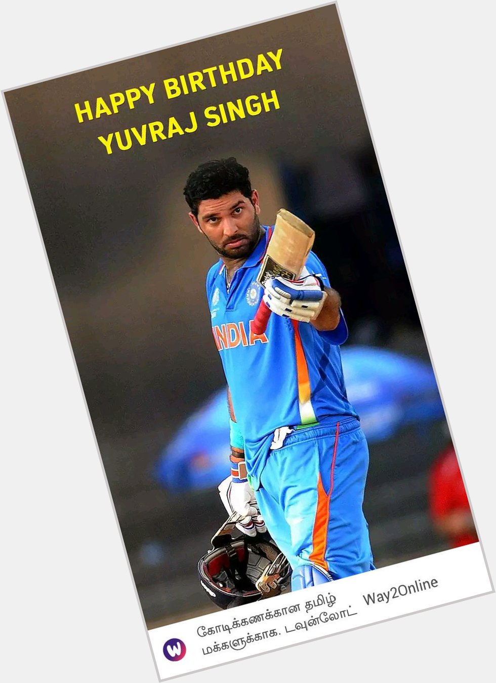 Happy birthday Yuvraj Singh. 