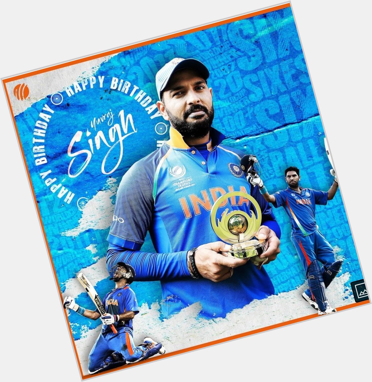 Happy Birthday to the incredible  yuvraj singh    And My favourite player    