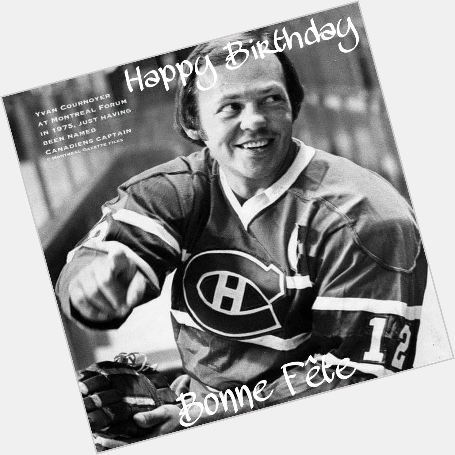 Happy 72nd Birthday to Yvan Cournoyer! Have a great day Roadrunner ! 