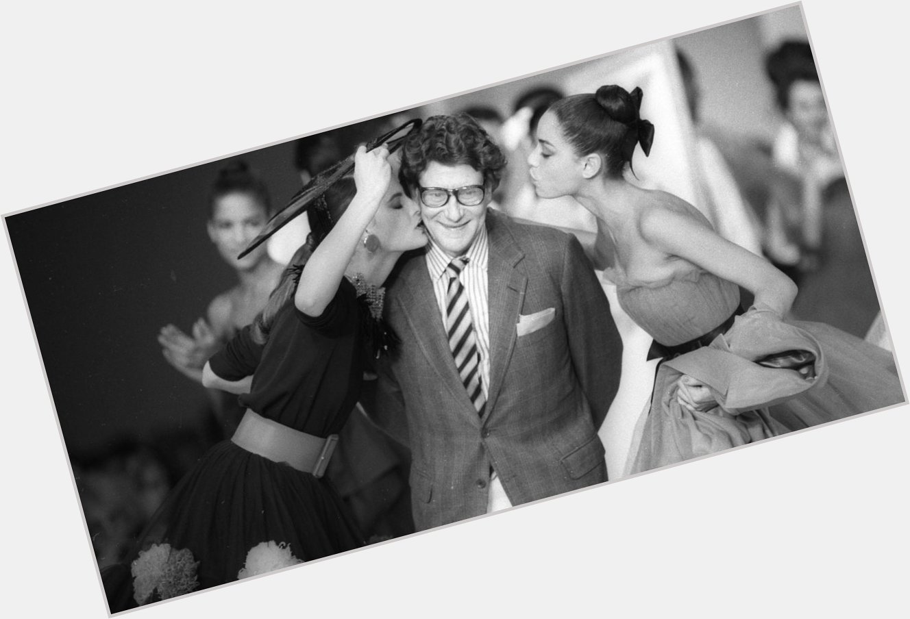A big Happy Birthday to the iconic fashion designer Yves Saint Laurent...71 years young today! 