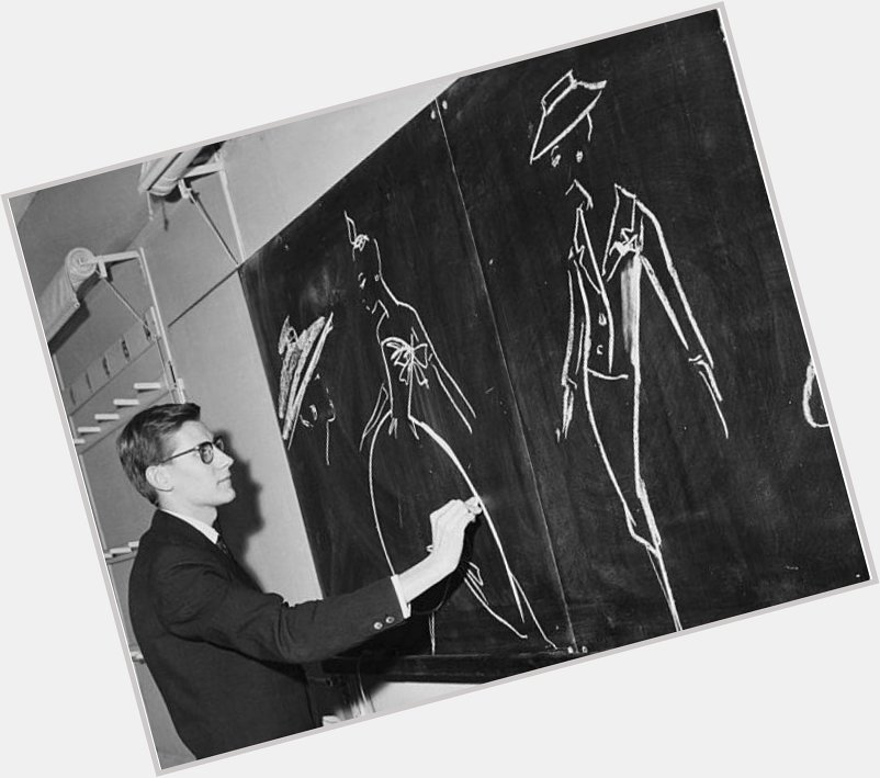 Happy birthday Yves Saint Laurent.
Working on new designs at the House of Dior
Popperfoto, 1960 