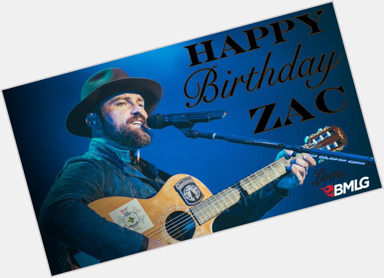 We are wishing a very Happy Birthday to Zac Brown of the today! 
